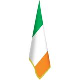 Asilmeydan Irlanda Bayrak - Ofis-Makam-Toplantı Odaları - Saçaklı Makam Bayrağı - Renkli