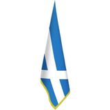 Asilmeydan Iskoçya Bayrak - Ofis-Makam-Toplantı Odaları - Saçaklı Makam Bayrağı - Renkli