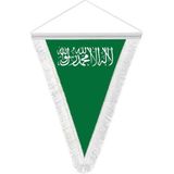 Asilmeydan Islam Sancağı - Yeşil Kelime-I Tevhid Saten Hatıra Üçgen Flama Bayrak - Renkli
