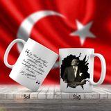 Asilmeydan İstikbal Göklerde Mustafa Kemal Atatürk ve Unutulmayan Sözleri -Kupa Bardak