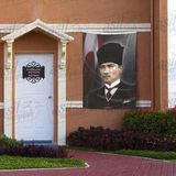 Asilmeydan Kalpaklı Gazi Mustafa Kemal Atatürk Ay Yıldız Türk Bayrağı Poster Bayrak 100 x 150 cm