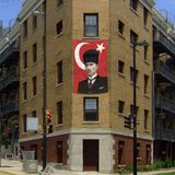 Asilmeydan Kalpaklı Gazi Mustafa Kemal Atatürk Ay Yıldız Türk Bayraklı Poster Tören Kutlama Cephe Bayrağı 2X3MT - Renkli