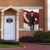 Asilmeydan Kalpaklı - Sivil Gazi Mustafa Kemal Atatürk - Ay Yıldız - Türk Bayrağı Poster - Bayrak 100x150 cm