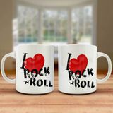 Asilmeydan Kalpli I Rock'n Roll Baskılı Kupa Bardak