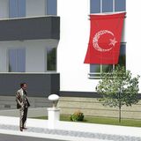 Asilmeydan Kelime-I Tevhid Besmele Ayyıldız Türk Bayrak -150X225CM (1,5 X2,25 Metre) - Renkli