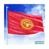 Asilmeydan Kırgızistan Cumhuriyeti Bayrağı Türk Devletleri 100 x 150 cm
