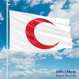Asilmeydan Kızılay Bayrağı - Flama - Bayrak - 100x150 cm (1 metre x 1,5 metre)