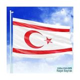 Asilmeydan KKTC - Kuzey Kıbrıs Türk Cumhuriyeti Bayrağı - 100x150cm