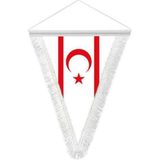 Asilmeydan Kuzey Kıbrıs Türk Cum. Kktc Üçgen Flama Bayrak