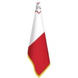 Asilmeydan Malta Bayrağı - Ofis-Makam-Toplantı Odaları - Saçaklı Makam Bayrağı - Renkli