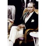 Asilmeydan Mustafa Kemal Atatürk Poster Dış Cephe Bayrağı 300 x 450 cm