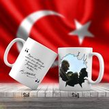 Asilmeydan Mustafa Kemal Atatürk ve Türk Kadını - Atatürk'ün Sözleri -Kupa Bardak