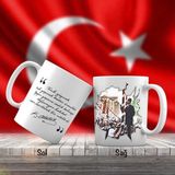 Asilmeydan Mustafa Kemal Atatürk'ün Bursa Nutku- Atatürk'ün Sözleri -Kupa Bardak