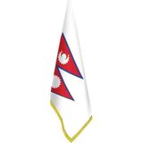 Asilmeydan Nepal Bayrağı - Ofis-Makam-Toplantı Odaları - Saçaklı Makam Bayrağı