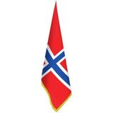 Asilmeydan Norveç Bayrağı - Ofis-Makam-Toplantı Odaları - Saçaklı Makam Bayrağı