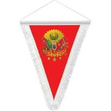 Asilmeydan Osmanlı Imparatorluğu Arma Üçgen Flama Bayrak - Renkli