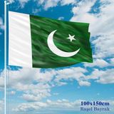 Asilmeydan Pakistan Bayrağı Raşel Kumaş 100 x 150 cm