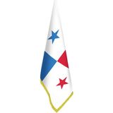Asilmeydan Panama Bayrağı - Ofis-Makam-Toplantı Odaları - Saçaklı Makam Bayrağı - Renkli
