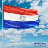 Asilmeydan Paraguay Bayrağı Raşel Kumaş 100 x 150 cm