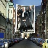 Asilmeydan Pelerinli Gazi Mustafa Kemal Atatürk Poster Cephe Bayrağı- 4x6 Metre - Renkli