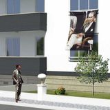 Asilmeydan Raşel - Sivil Mustafa Kemal Atatürk Cephe Poster Bayrağı -1,5x2,25 Metre - Renkli