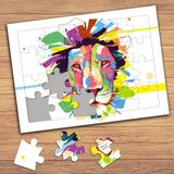Asilmeydan Renkli Aslan Yelesi Çocuklara Özel Puzzle Yapboz TABLO-133824