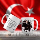 Asilmeydan Savarona - Mustafa Kemal Atatürk ve Unutulmayan Sözleri -Kupa Bardak