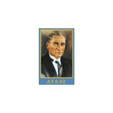 Asilmeydan Sivil Gazi Mustafa Kemal Atatürk Portre Poster Cephe Bayrağı 4 x 6 Metre