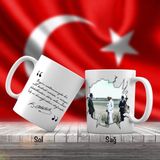 Asilmeydan Sivil Mustafa Kemal Atatürk- Arazi İnceleme - Atatürk'ün Sözleri -Kupa Bardak