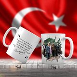 Asilmeydan Sivil Mustafa Kemal Atatürk ve Arkadaşları - Atatürk'ün Sözleri -Kupa Bardak