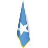 Asilmeydan Somali Bayrağı - Ofis-Makam-Toplantı Odaları - Saçaklı Makam Bayrağı - Renkli
