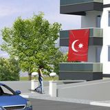 Asilmeydan Son Imparatorluk Osmanlı Bayrak -150X225 cm (1,5 Metre x 2,25 Metre) - Renkli