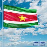 Asilmeydan Surinam Bayrağı - 100x150 cm (1 metre x 1,5 metre) - Raşel Kumaş