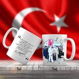 Asilmeydan Takım Elbiseli - Sivil Mustafa Kemal Atatürk - Atatürk'ün Sözleri -Kupa Bardak