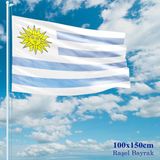 Asilmeydan Uruguay Bayrağı Raşel Kumaş 100 x 150 cm