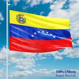 Asilmeydan Venezuela Bayrağı - 100x150 cm (1 metre x 1,5 metre) - Raşel Kumaş
