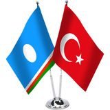 Asilmeydan Yakutistan Saha Türkiye Saten Masa Bayrağı