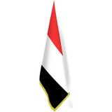 Asilmeydan Yemen Bayrağı -Ofis-Makam-Toplantı Odaları - Saçaklı Makam Bayrağı - Renkli