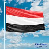 Asilmeydan Yemen Bayrağı Raşel Kumaş 100 x 150 cm