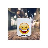 Asilmeydan Zıkkım İç Espirili Gülen Emoji Baskılı Küllük Kül Tablası-70147