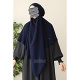 ASİLNUR Alya Tek Katlı Sufle Lacivert
