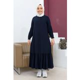 ASİLNUR Çocuk Lale Ferace Lacivert