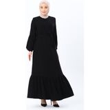 Asilnur Lale Ferace Siyah - 38