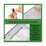 Asiltech Coofbe 2 Adet Yapışkanlı Katlanılabilir Laptop Standı Portatif Macbook Bilgisayar Laptop Stand Ayagi Siyah - 1 GB
