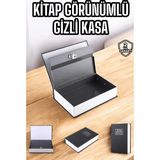 Asiltech Gizli Kasa Ingilizce Sözlüğü Kitap Görünümlü Anahtarlı Gizli Mini Çelik Kasa Kilitli
