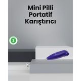 Asiltech Mutfak Için Mini El Mikseri – Kahve, Süt, Krema ve Sos Karıştırıcı