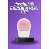 Asiltech Titreşimli Yüz Masaj Aleti Titreşimli Makyaj Temizleme Cihazı
