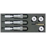 Asimeto AS-208 3-4 mm 4-5 mm ve 5-6 mm İki Nokta Temaslı Dijital İç Çap Mikrometre Seti
