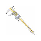 Asimeto AS-305 0-300 mm IP67 Su ve Toz Geçirmez Dijital Kumpas