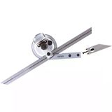 Asimeto AS-490065 3-Çubuk Büyüteçli (150mm, 200mm, 300mm) Açı Ölçer